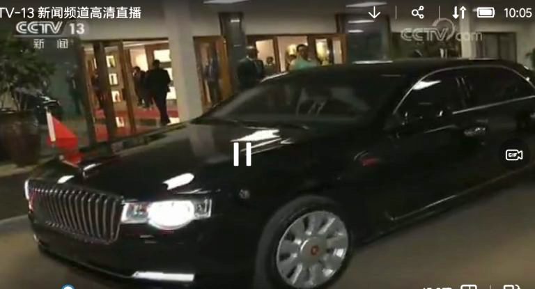 Китайский Автомобиль Представительского Класса Hongqi N501 Дебютировал в Африке